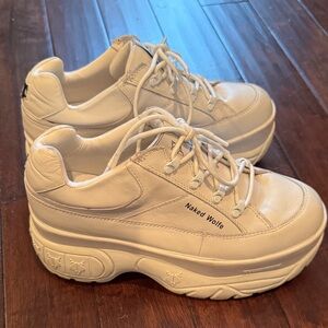 Naked Wolfe White Sneakers